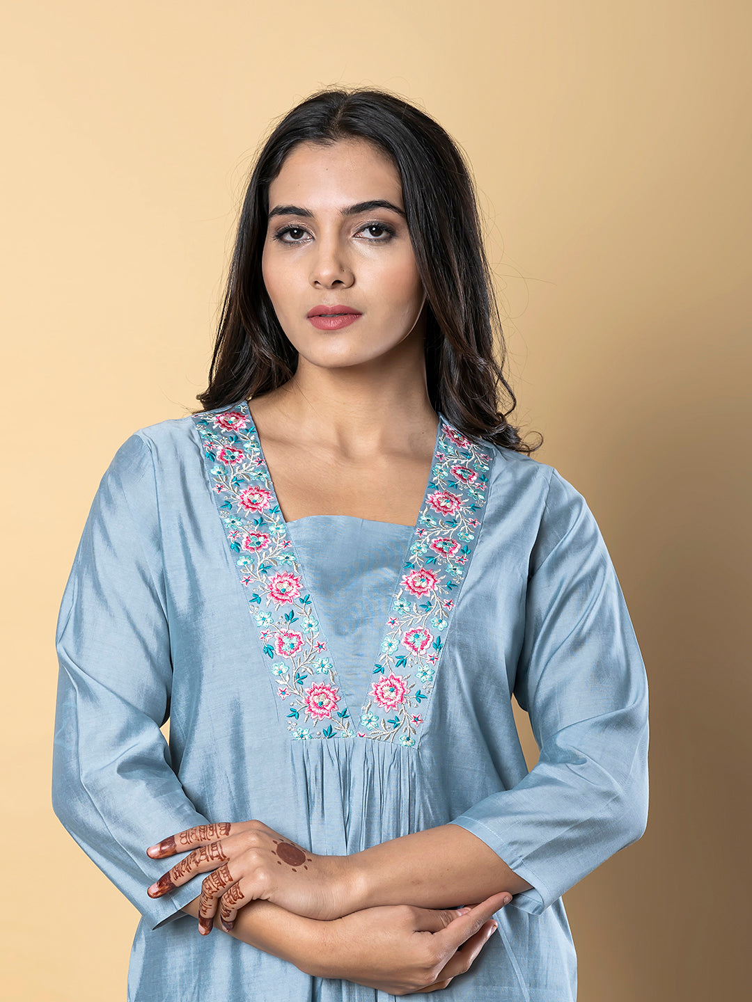 Powder Petals Roman Silk Set
