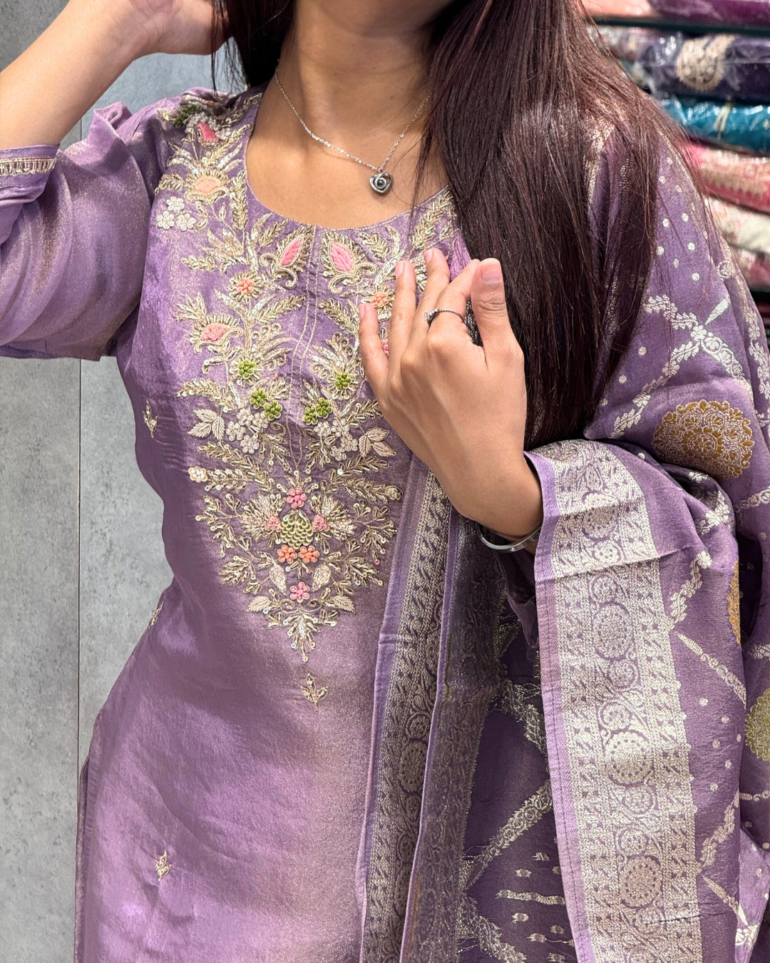 Lavender Luxe Silk Crepe Set