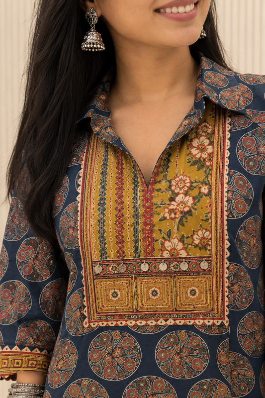 Indigo Indian Kurta Shirt