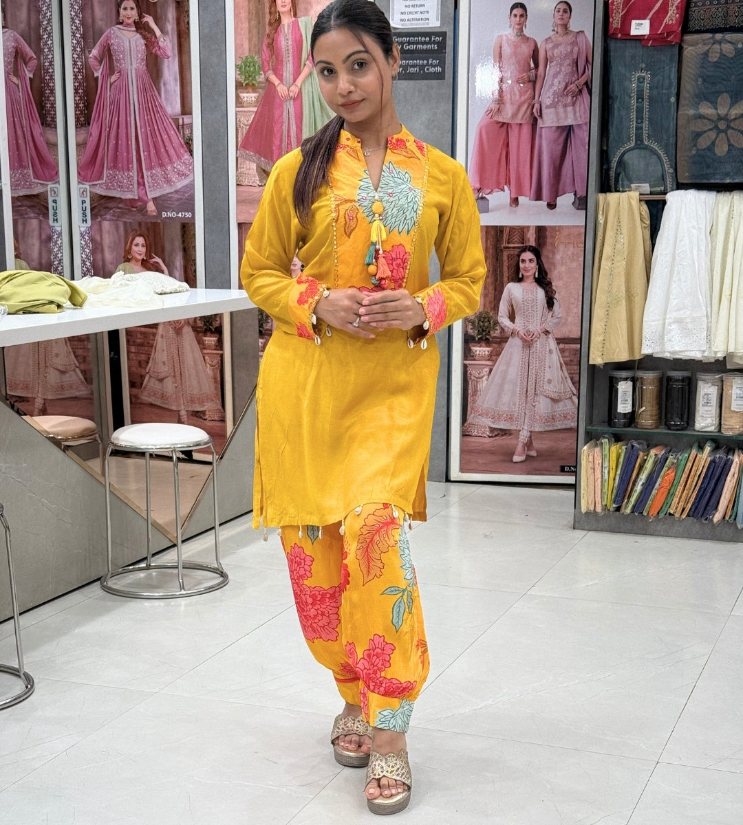 Sunshine Bloom Silk Ensemble