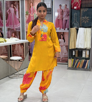 Sunshine Bloom Silk Ensemble