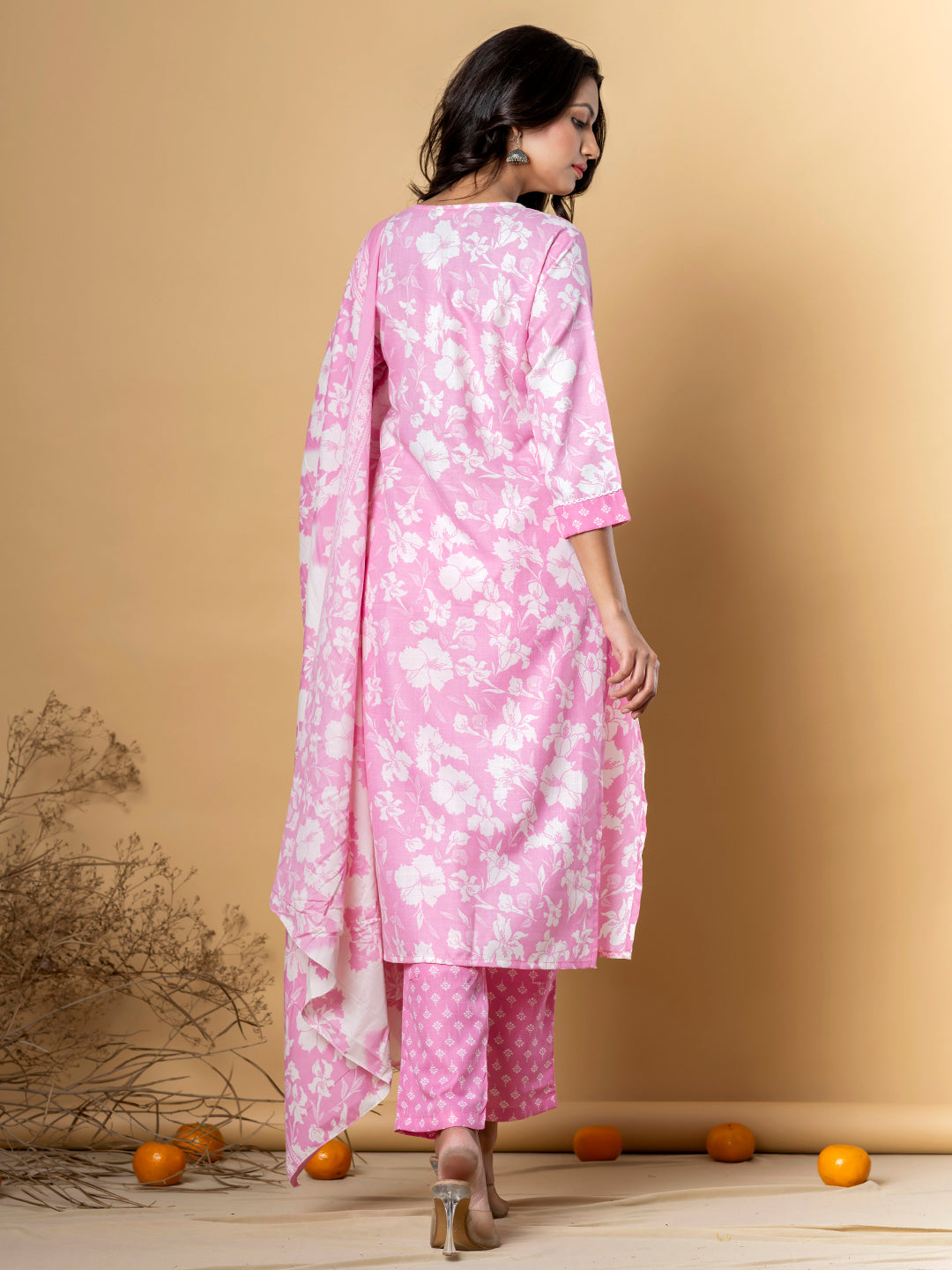 Gulaabi Bagh Cotton Suit Set