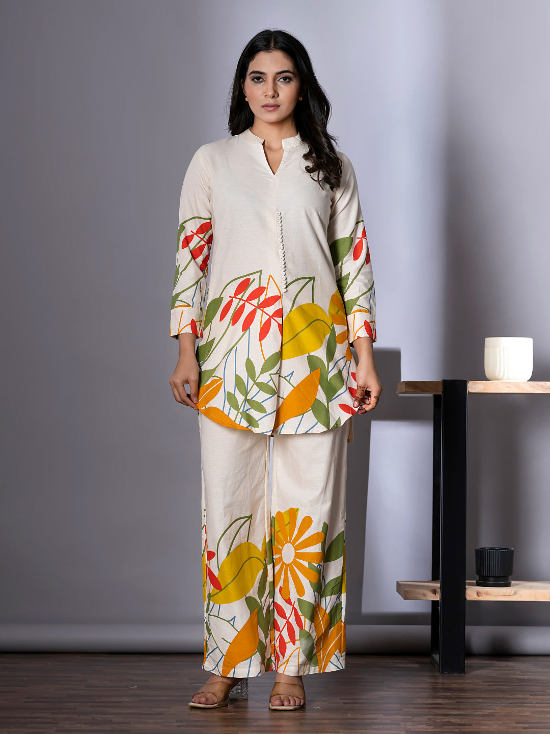 Tropical Garden Pure Cotton Co-ord Set