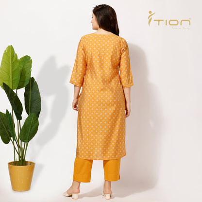 Bandhani Kurti Set