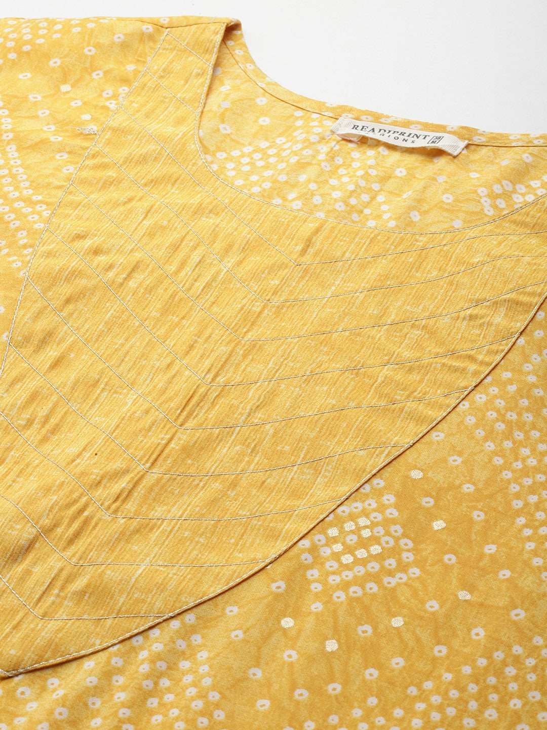 Geometric Bandhani-Inspired Print Set