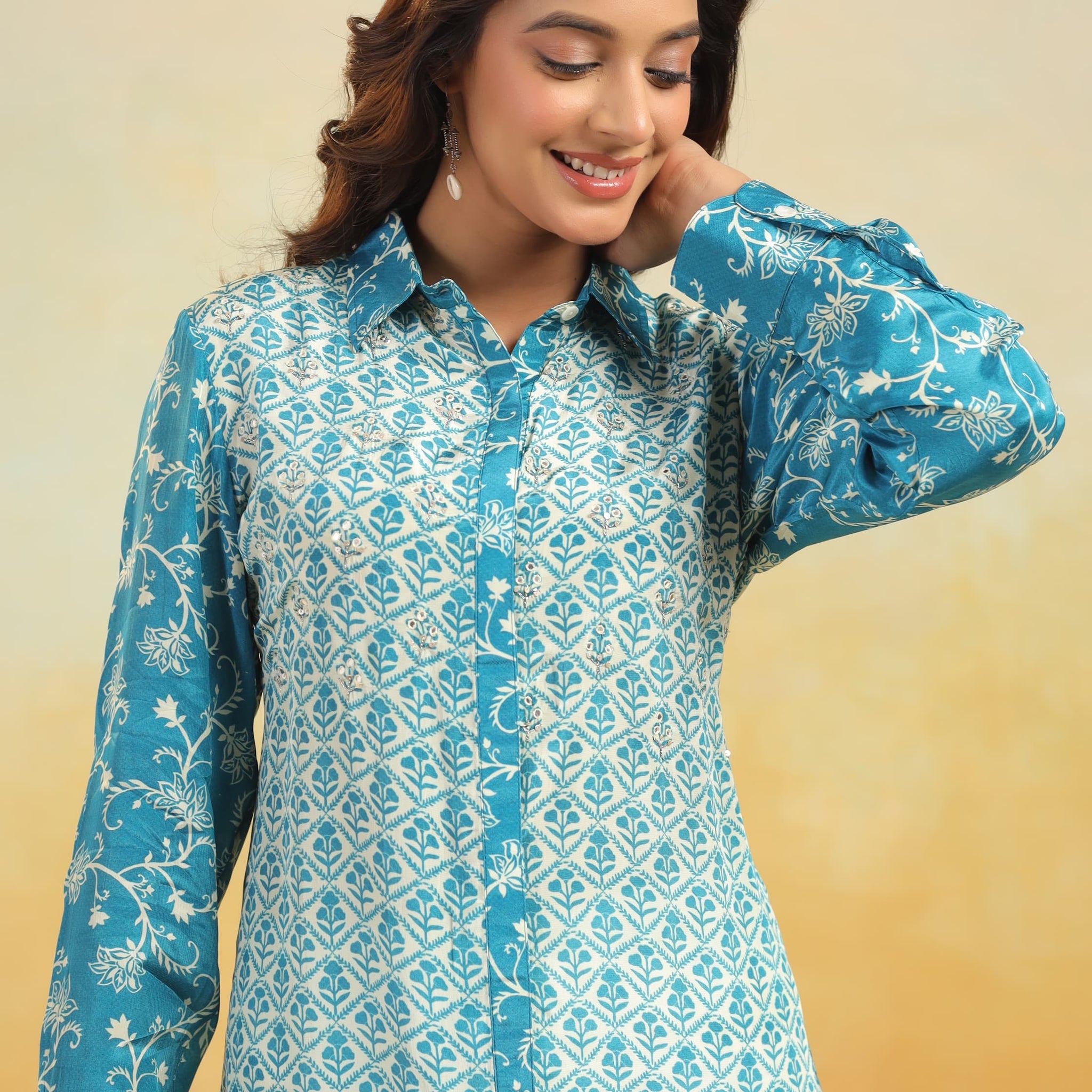 Nayra Muslin Short Kurta