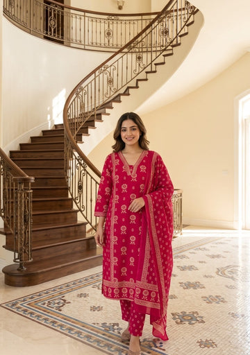 Pink Premium Pure Cotton Set