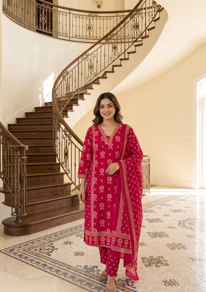 Pink Premium Pure Cotton Set