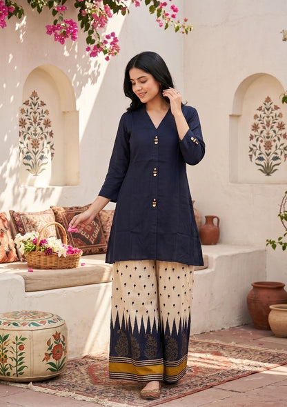 Printed Palazzo Co-Ord Set
