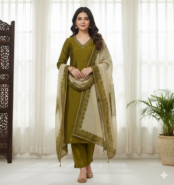 Zayra – Dola Silk Kurta & Pant Set