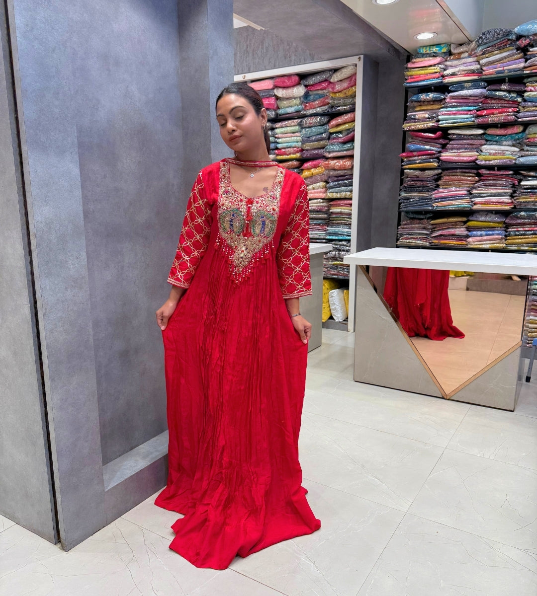 Morni Handwork Gown