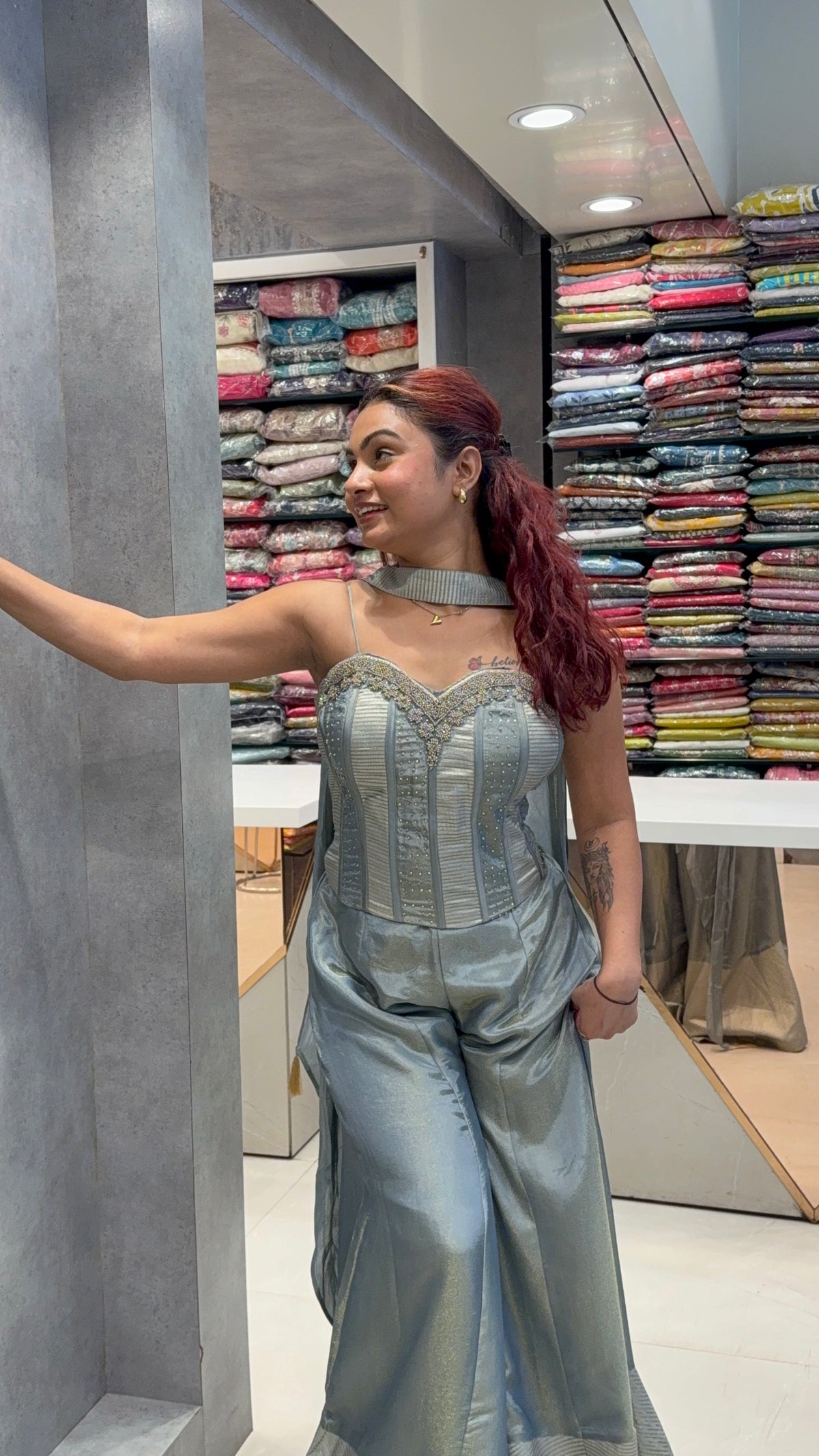 Noor Corset Blouse Indo-Western