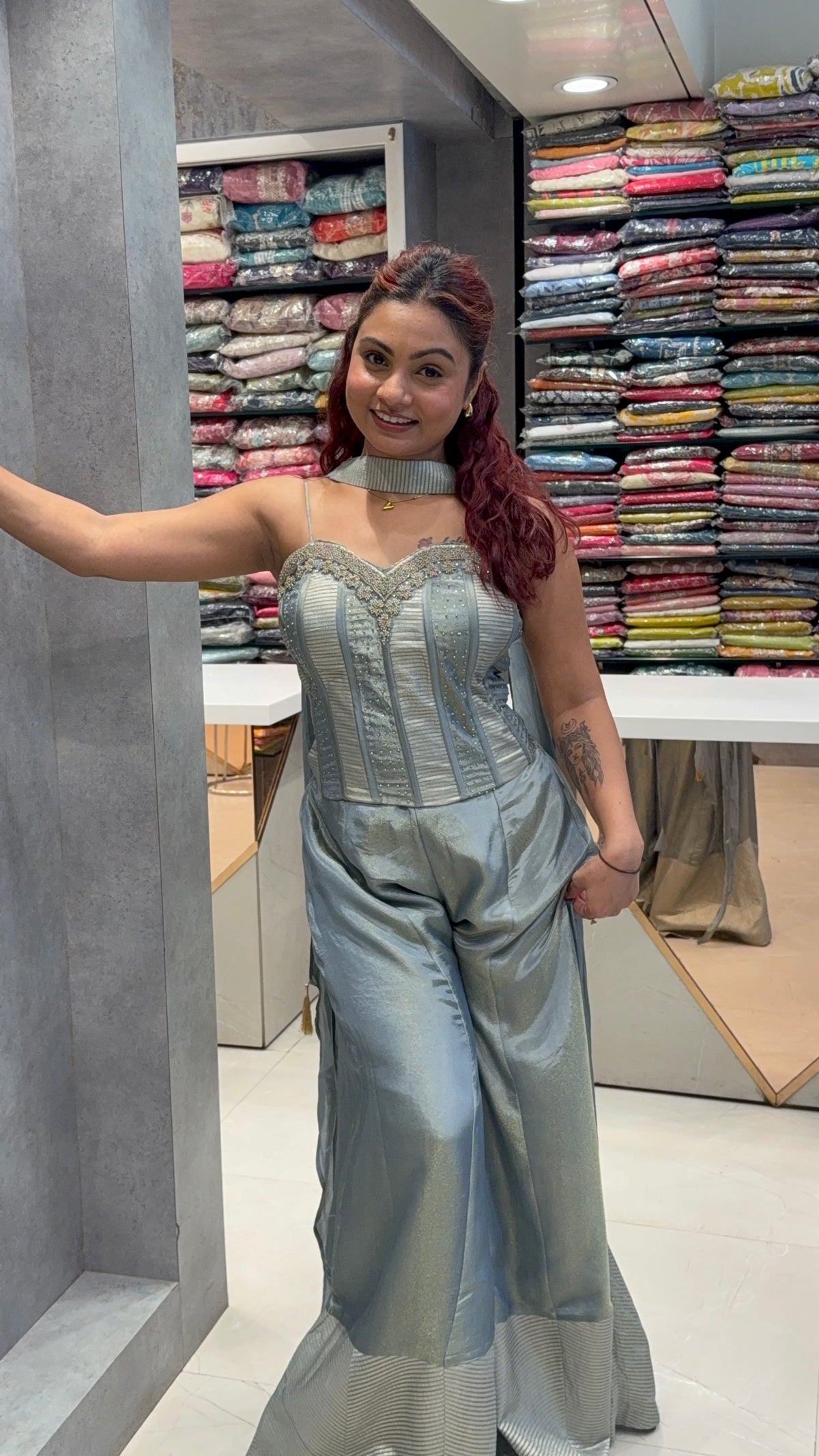 Noor Corset Blouse Indo-Western