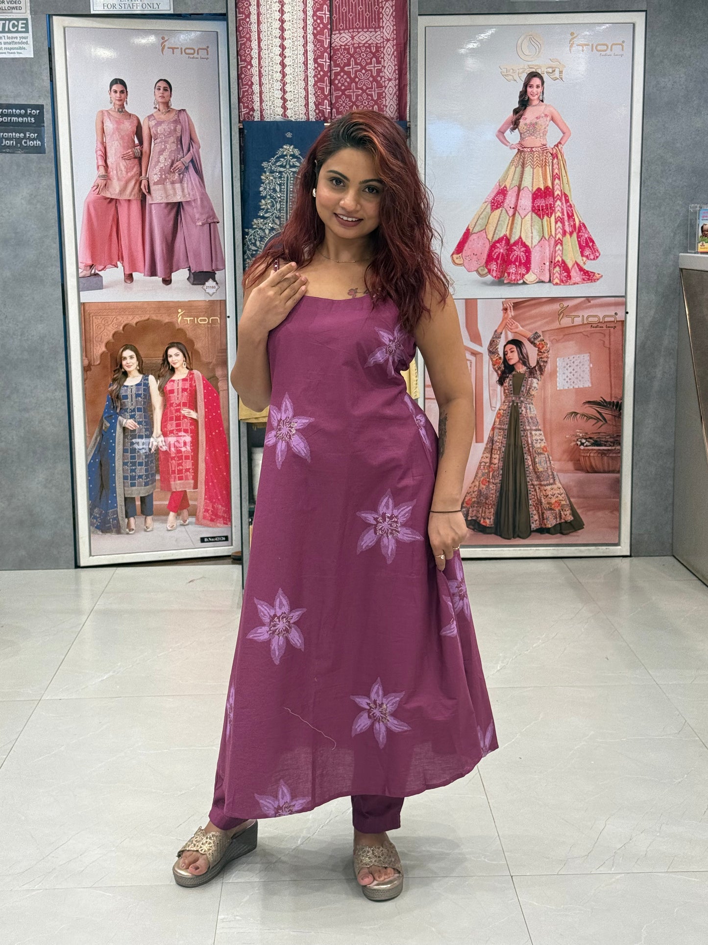 Sophia Cotton Kurta Set