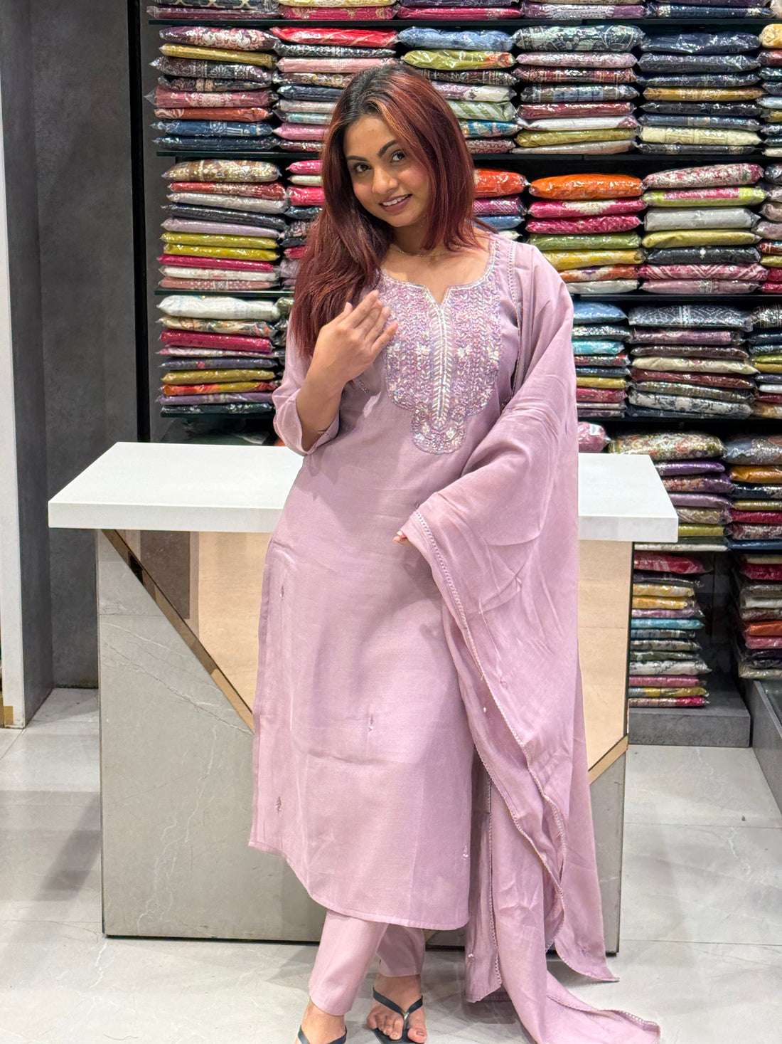 Lilac Handwork Set