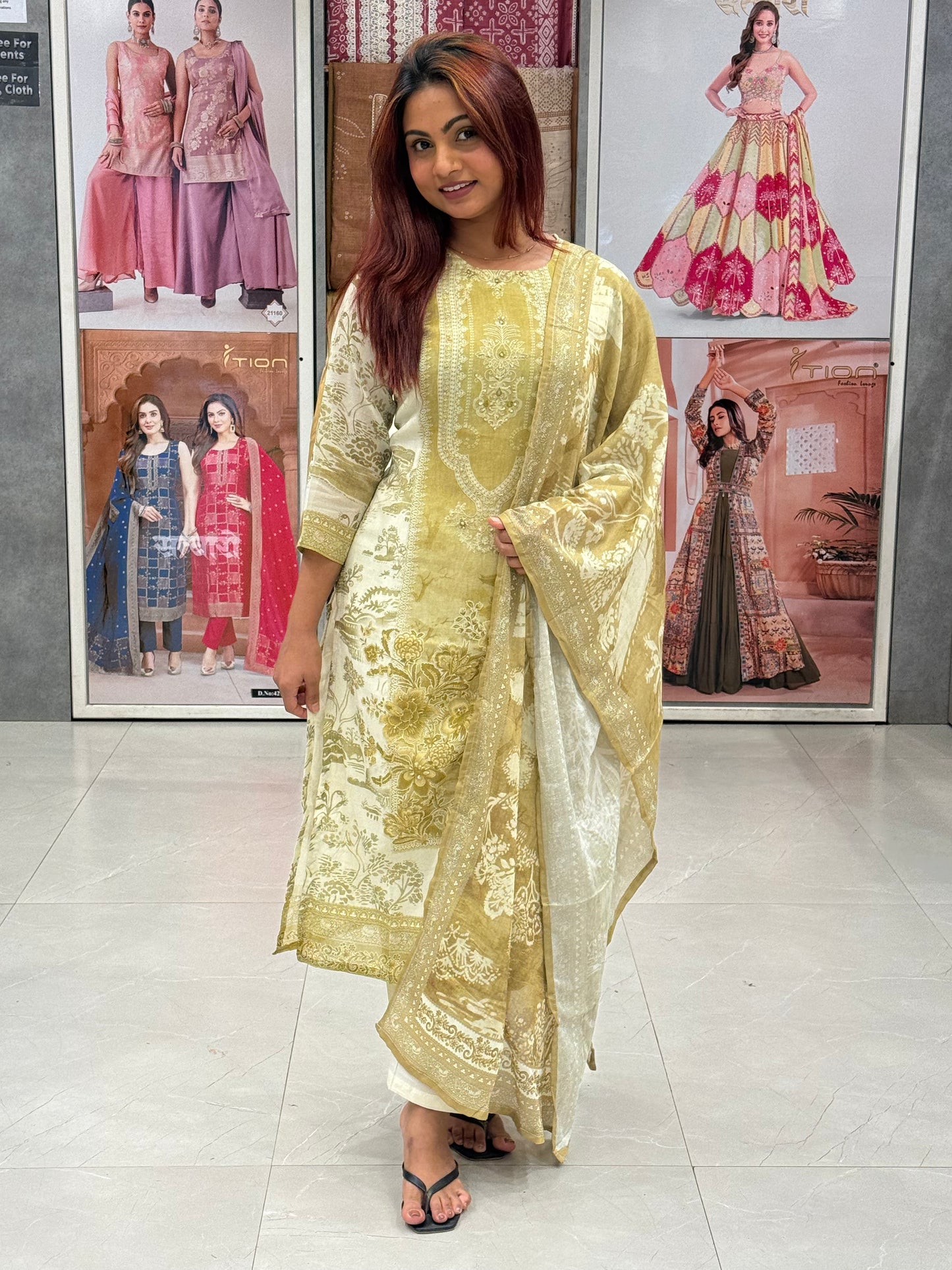 Leena Straight-Cut Kurta Set