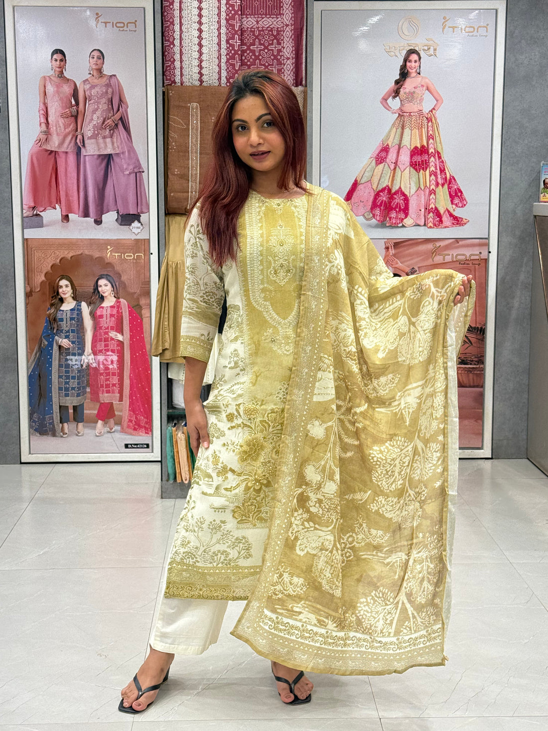Leena Straight-Cut Kurta Set