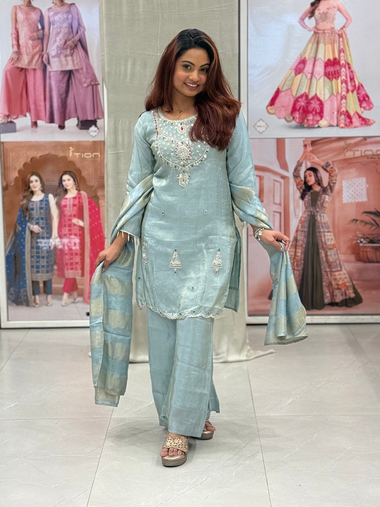 Khushi 3-Piece Ethnic Suit Set