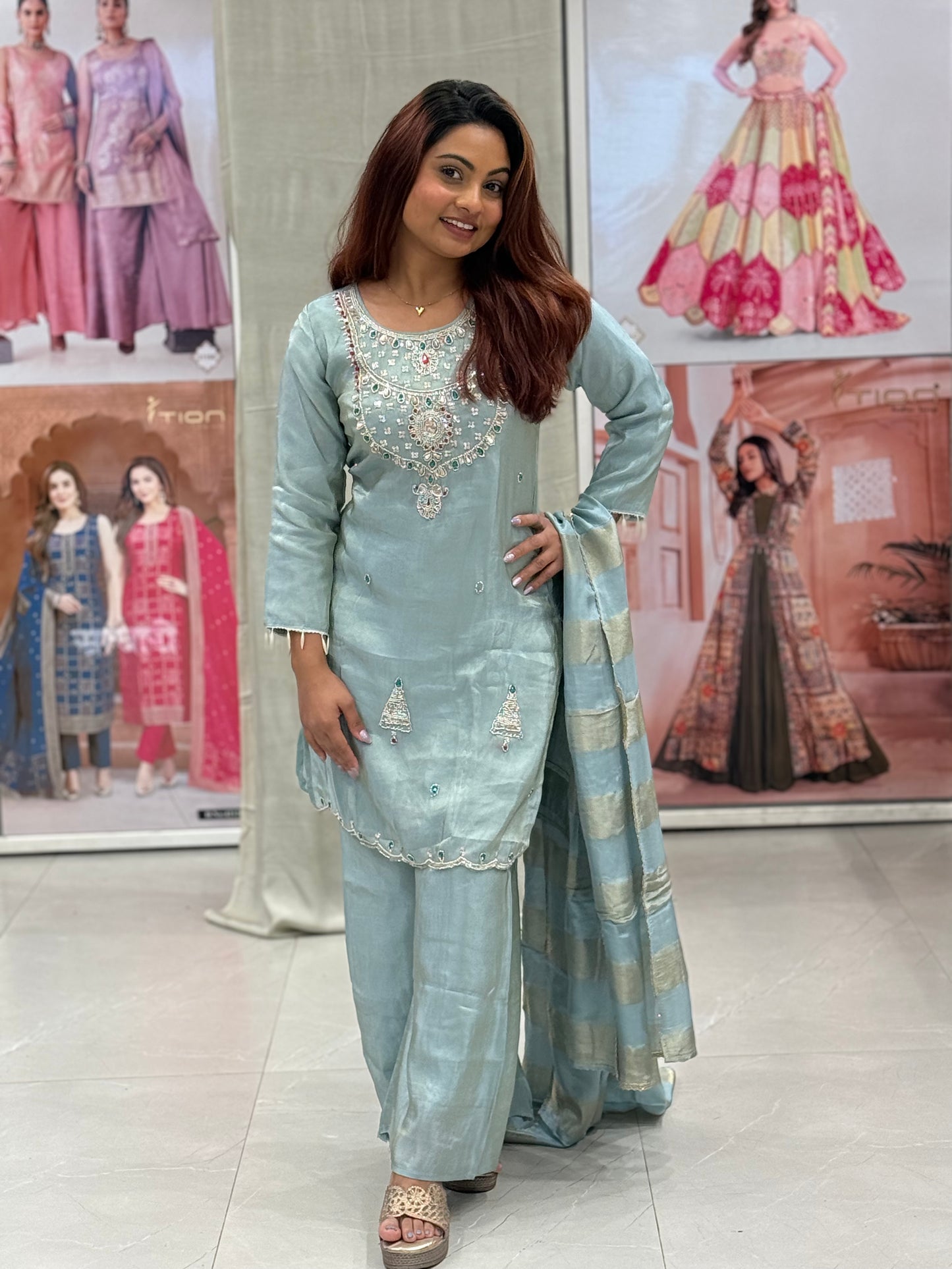 Khushi 3-Piece Ethnic Suit Set