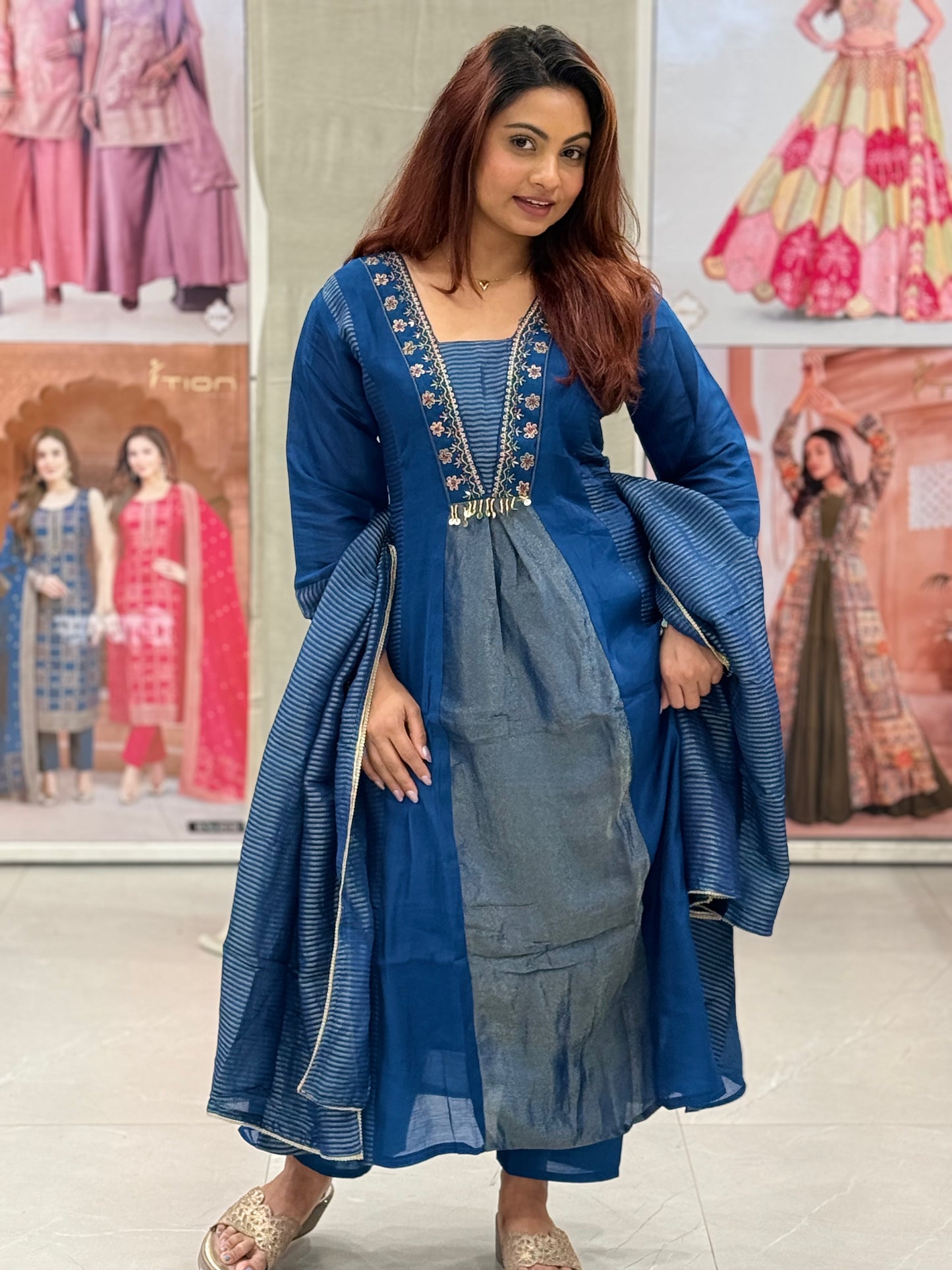 Neelu 3-Piece Ethnic Suit Set