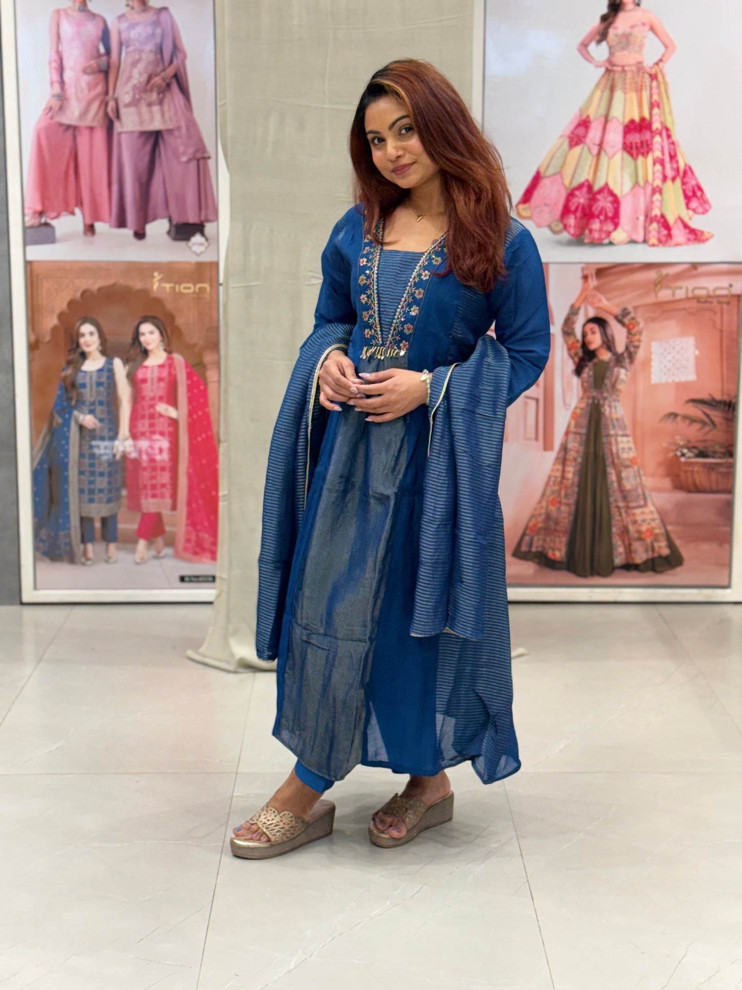Neelu 3-Piece Ethnic Suit Set
