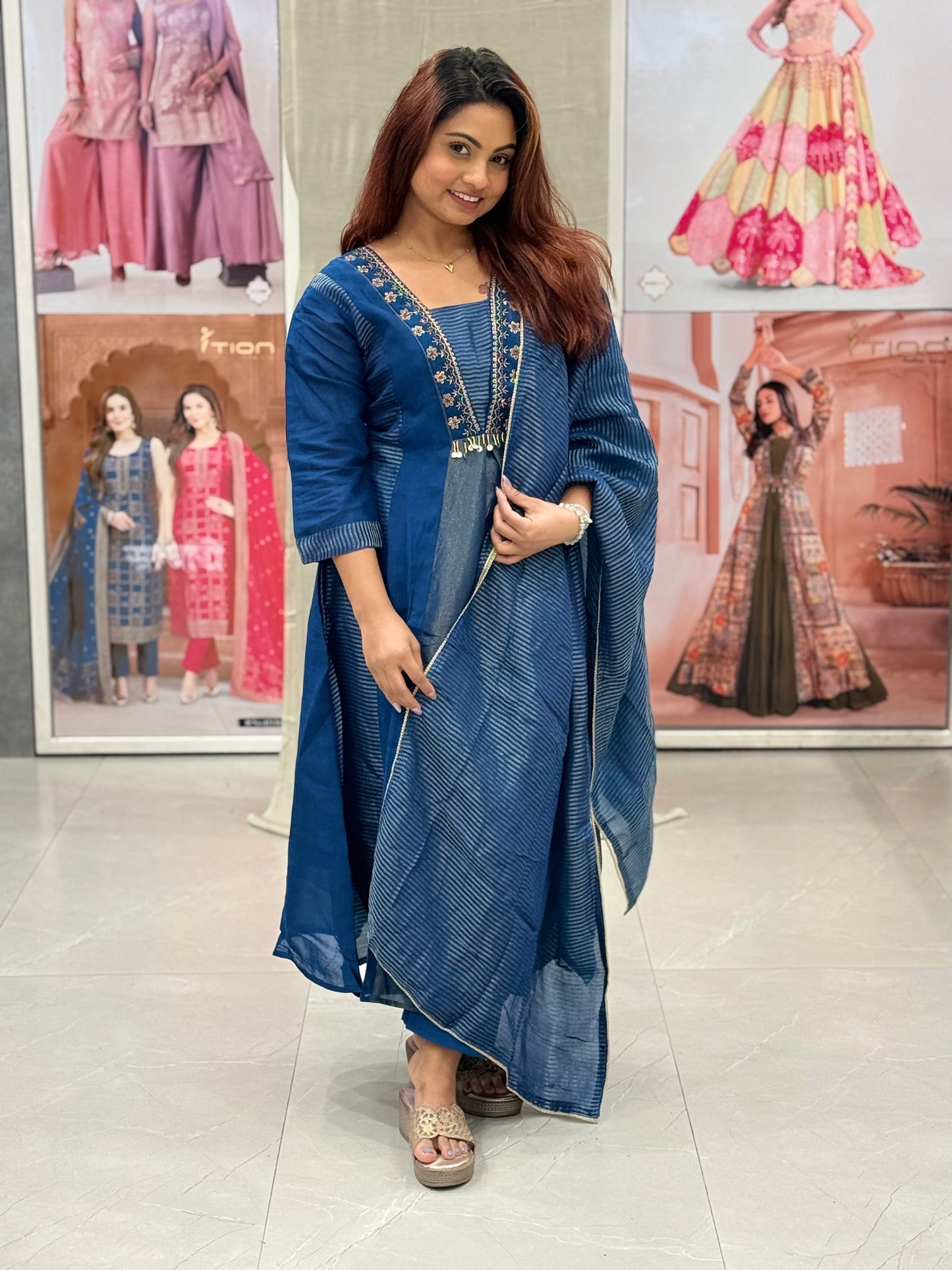 Neelu 3-Piece Ethnic Suit Set