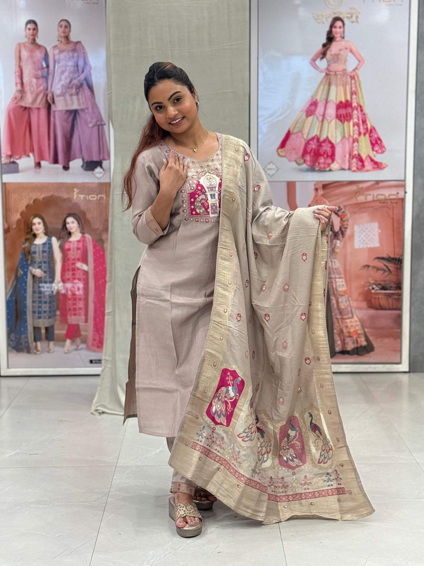 Morni Muslin Silk Set