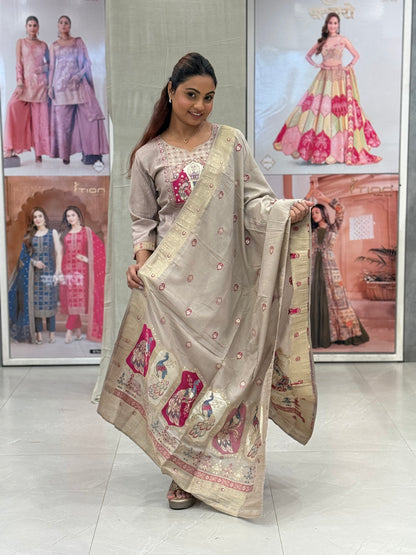 Morni Muslin Silk Set