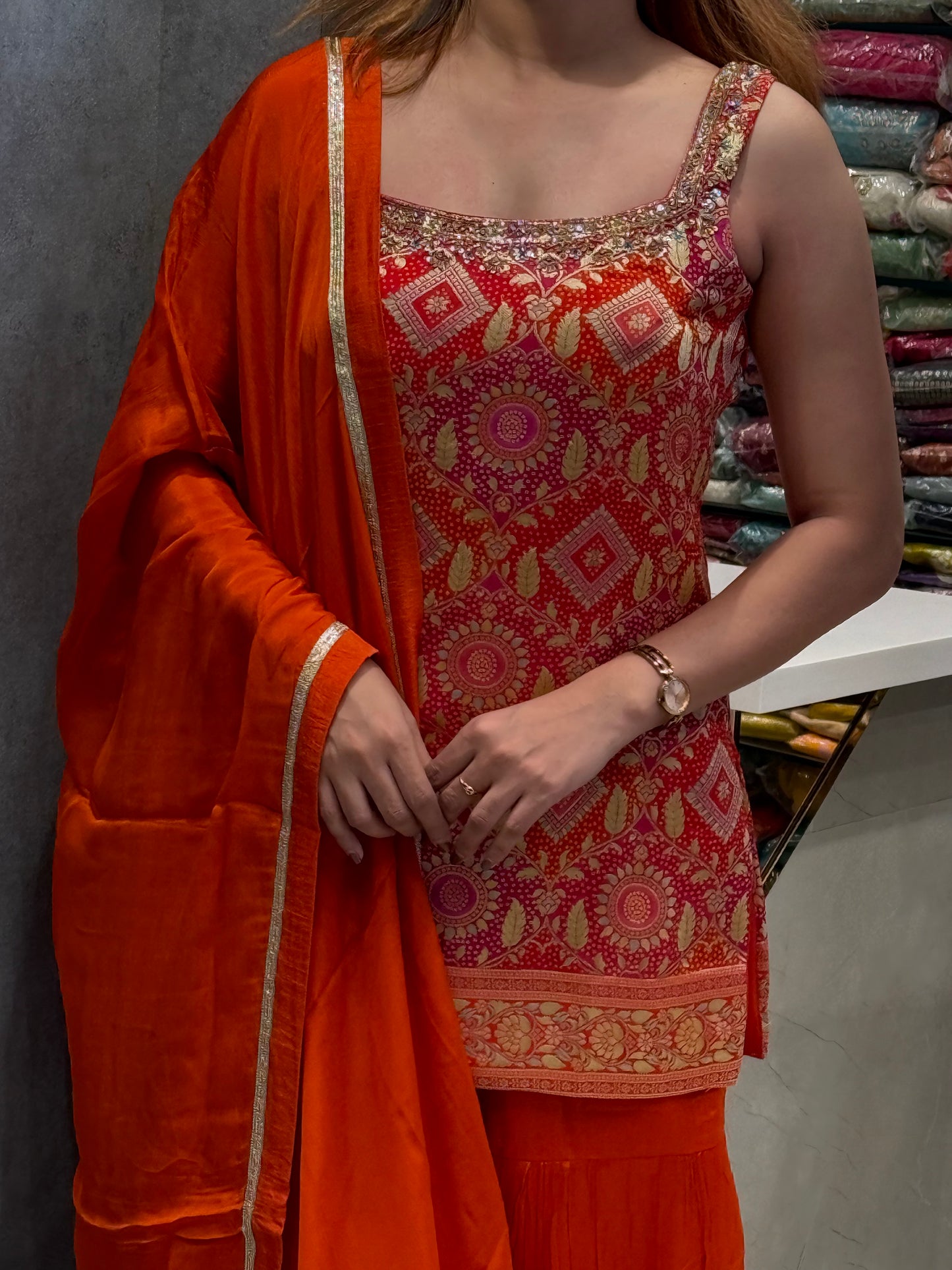 Vaibhavi Brocade Silk Indo-Western