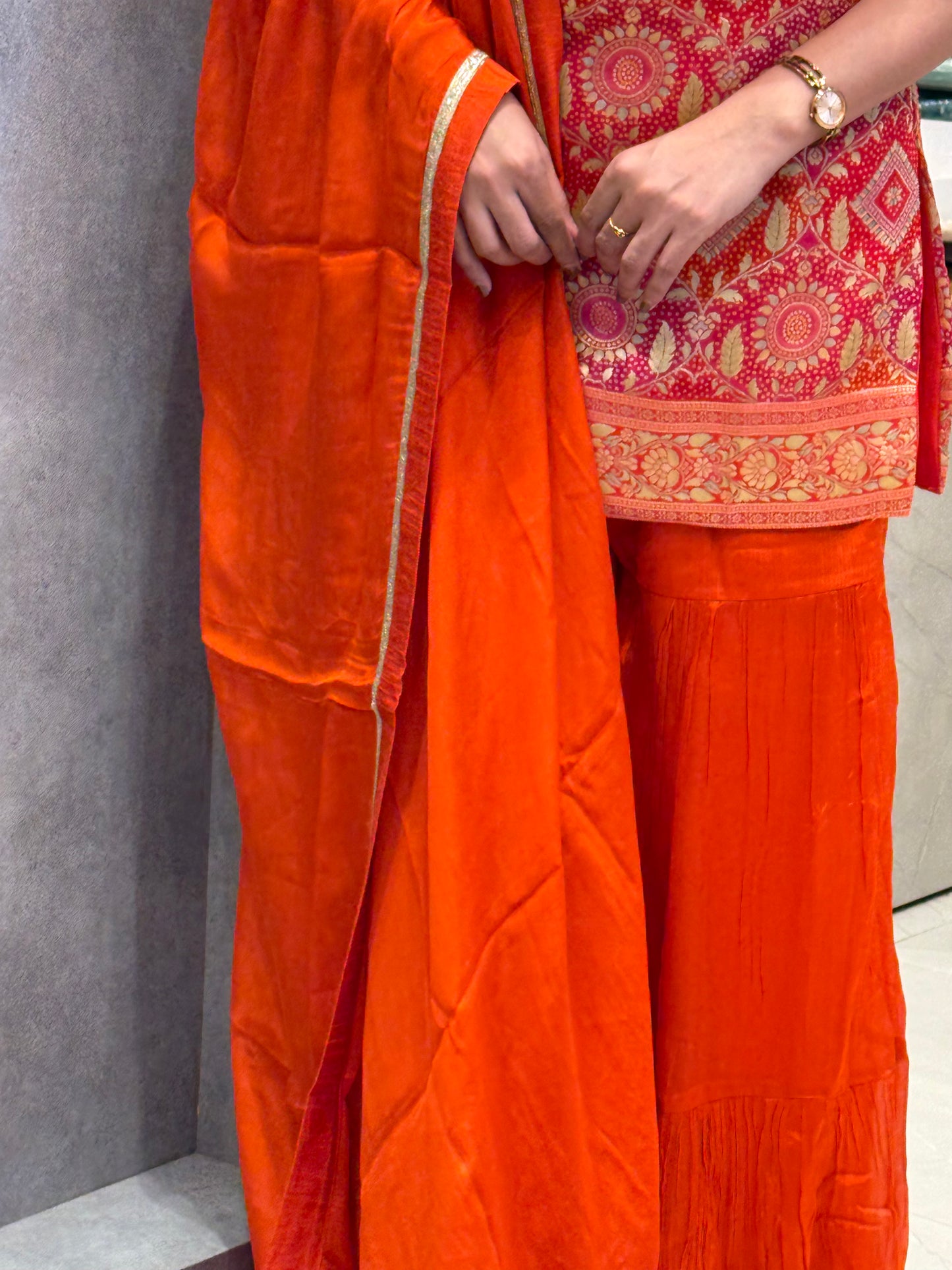Vaibhavi Brocade Silk Indo-Western
