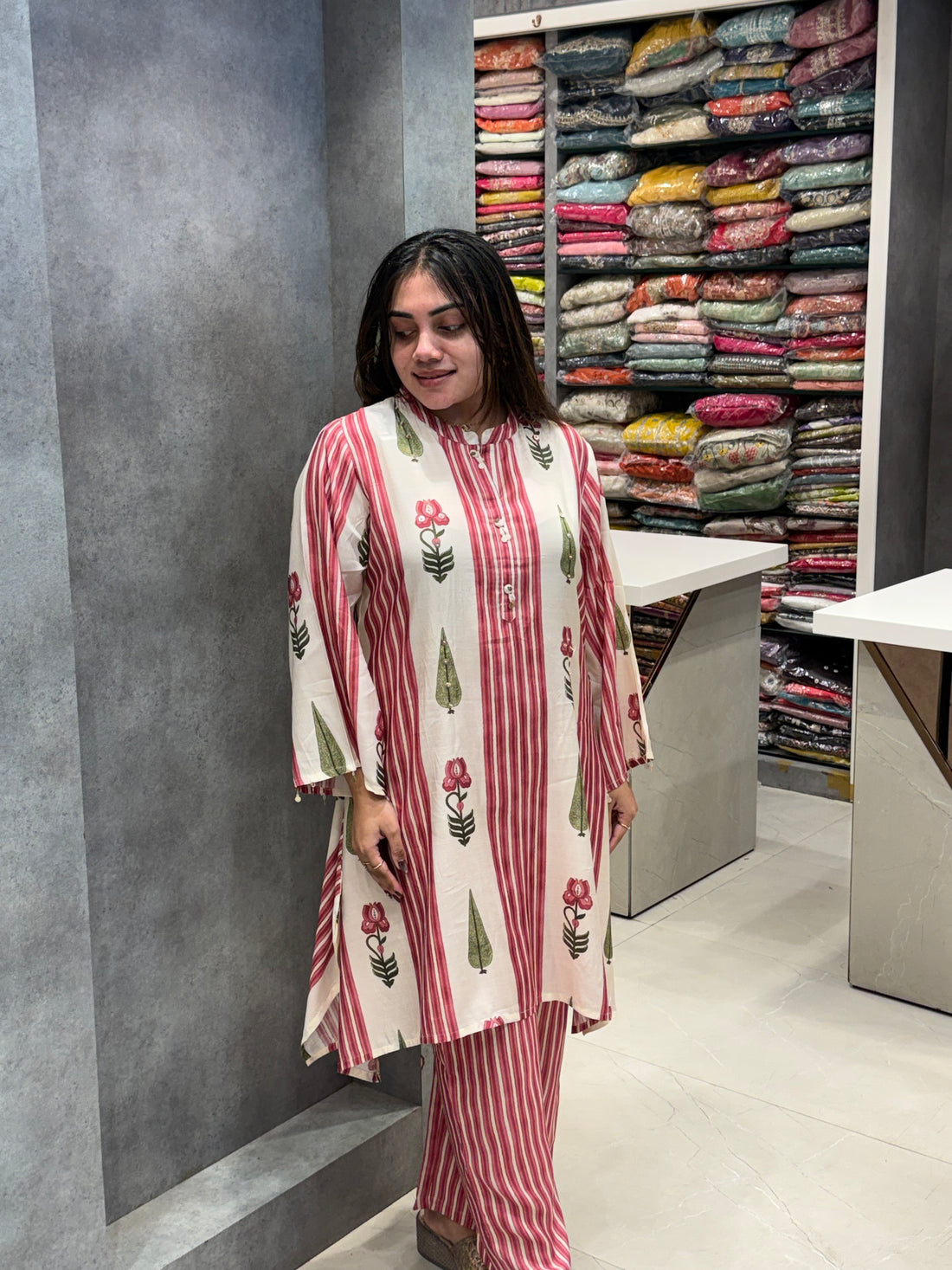 Naina  Muslin Silk Set