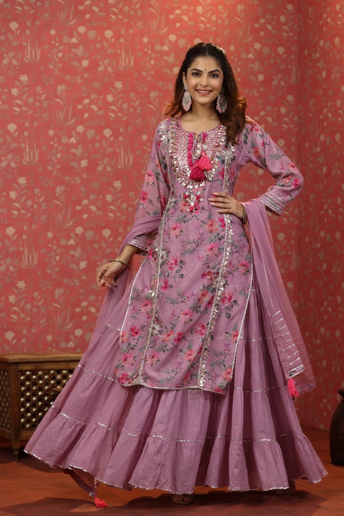 Bloom Anarkali Set