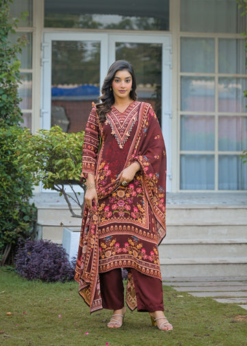 Roop Crepe Silk Kurta Set