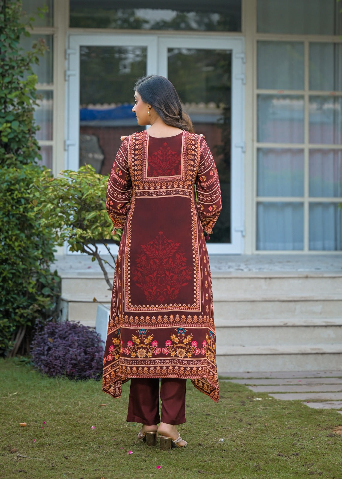 Roop Crepe Silk Kurta Set