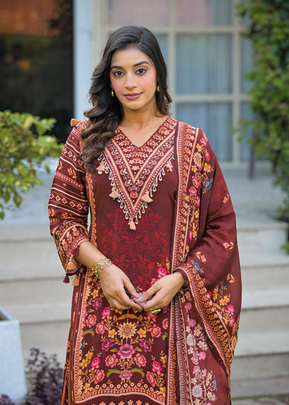 Roop Crepe Silk Kurta Set